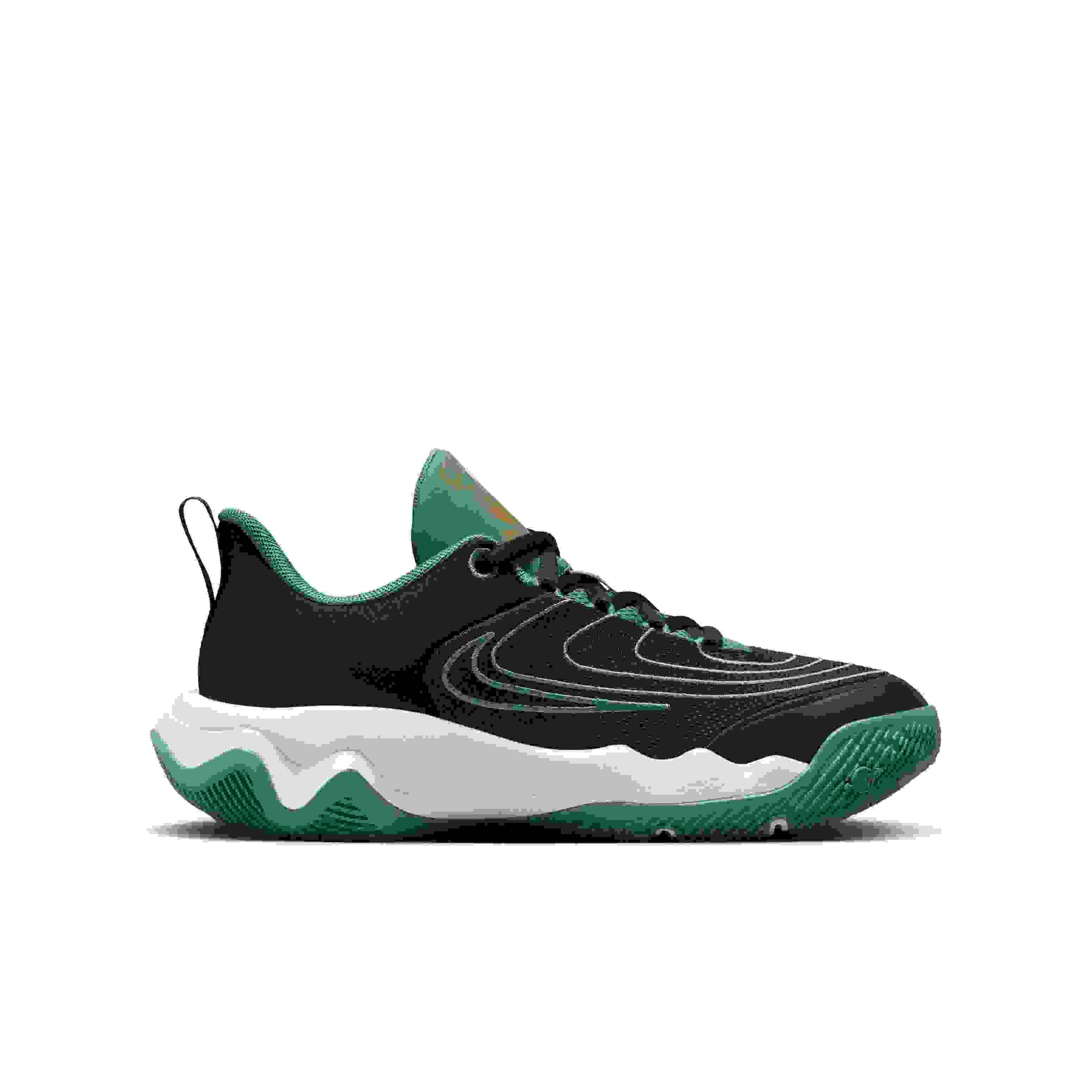 Nike Giannis Immortality 4 Grade School Boys' "Black/Bicoastal/Pale Ivory/Gold" Basketball Shoe